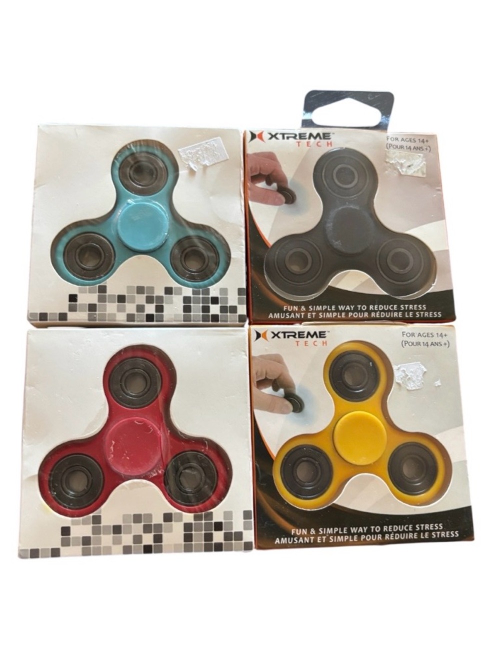 NWT Lot of 4 Fidget Spinners